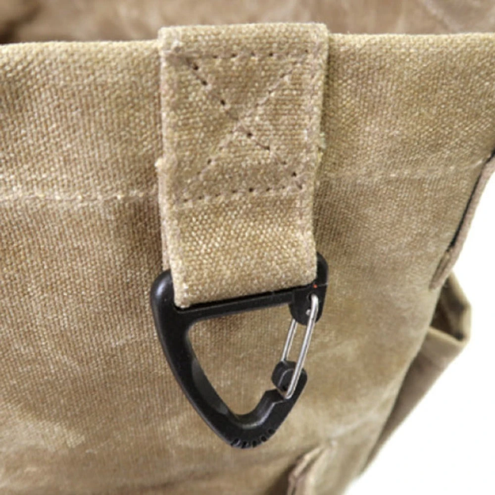 Post General Waxed Canvas Tool Bag Round - Grey 5 Post General Waxed Canvas Tool Bag Round - Grey - Image 3