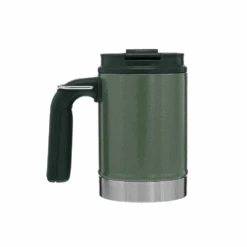 Stanley Classic Vacuum Steel Camp Mug 16oz Hammertone Green -Outdoor Camping Gear 10 01693 009 3