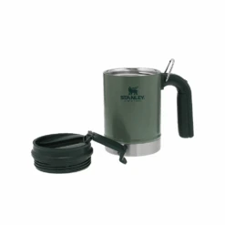 Stanley Classic Vacuum Steel Camp Mug 16oz Hammertone Green -Outdoor Camping Gear 10 01693 009 7