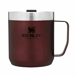 Stanley Classic Vacuum Camp Mug 12oz -Outdoor Camping Gear 10 09366 wine 1