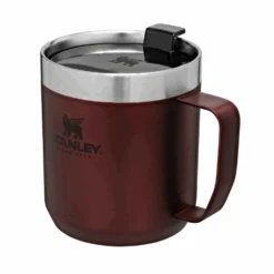 Stanley Classic Vacuum Camp Mug 12oz -Outdoor Camping Gear 10 09366 wine 4