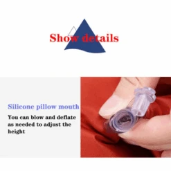 Hewolf Inflatable Mat Orange - Single/Double -Outdoor Camping Gear 111 1