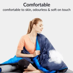 Hewolf Camping Sleeping Bag -Outdoor Camping Gear 1607 blue 7 600x600 470e8359 b16a 494a 9145 cf78b230d556