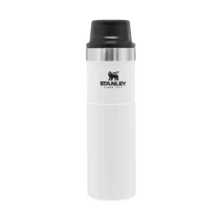 Stanley Trigger Action Travel Mug -Outdoor Camping Gear 160z polar white 3