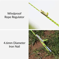 Hewolf 4-8P Outdoor Camping Tarp -Outdoor Camping Gear 1682 10 600x600 d9fbf9ad 8ce4 48cb b839 0b014b2da9d5