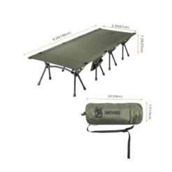 OneTigris Outdoor Foldable Camp Bed - Ranger Green 12 OneTigris Outdoor Foldable Camp Bed - Ranger Green -Outdoor Camping Gear 1 f5a83ce4 4e93 4bd4 9eff 24c40c4ca940