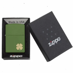 Zippo 228 Shamrock Refillable Windproof Lighter - 21032 -Outdoor Camping Gear 21032 1