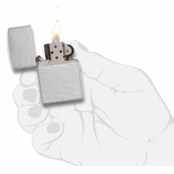 Zippo Regular Chrome Arch Refillable Windproof Lighter - 246487 -Outdoor Camping Gear 24647 4