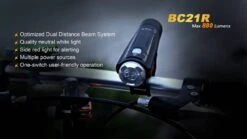 Fenix BC21R USB Rechargable Bicycle Light 880 Lumens -Outdoor Camping Gear 2 BC21R 84729.1450900823