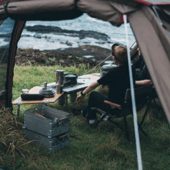 Snow Peak Bamboo IGT Table Left Open -Outdoor Camping Gear 3 04c24d71 0161 4358 a6a8 dc635d37f277