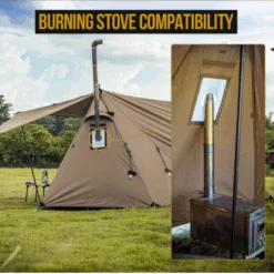 OneTigris Roc Shield Bushcraft Tent TC Version - Ranger Green -Outdoor Camping Gear 3 7f28cd69 9a99 413b 9aad 221c45159f64