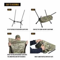 OneTigris Portable Camping Chair Large - Multicam -Outdoor Camping Gear 3 8f60b4bf a9ea 4e26 bd85 39265a3ba6c0