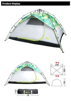 Mobi Garden Camping 3-4P Tent -Outdoor Camping Gear 5 4