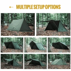 OneTigris Roc Shield Bushcraft Tent TC Version - Ranger Green -Outdoor Camping Gear 6 bbc9eff9 98b9 4e08 94fa 75f399c81fa4