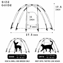 Cyberpaw Astrodome Pet Tent -Outdoor Camping Gear 8 3cc27574 7d6b 4d19 abf2 e0692fc800a6