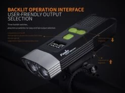 Fenix BC30R USB Rechargable Bicycle Light -Outdoor Camping Gear BC30R 5 76343.1503070087