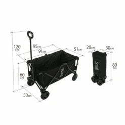DOD Folding Carry Wagon -Outdoor Camping Gear C2 46 BK 3 600x600 50d46823 e796 4fc2 b029 7f2445e0f116