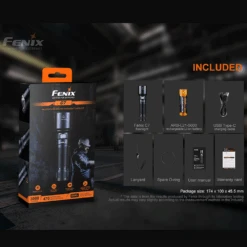 Fenix C7 Luminus SST70 Cool White LED Flashlight - Black -Outdoor Camping Gear C7 life 02