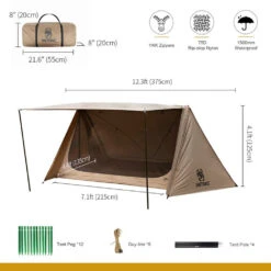 OneTigris Outback Retreat Camping Tent 11 OneTigris Outback Retreat Camping Tent -Outdoor Camping Gear CE BHS08 CB A 05