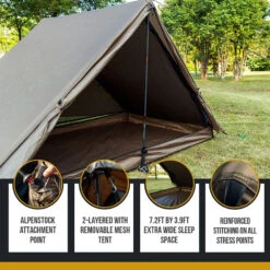 OneTigris Tangram UL Double Tent 10 OneTigris Tangram UL Double Tent -Outdoor Camping Gear CE SWT01 CB 05