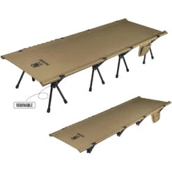OneTigris Outdoor Foldable Camp Bed - Coyote Brown -Outdoor Camping Gear CE ZDC01 CB 04 bfa6d6fc 77ca 408f 8b05 ec24b5803067