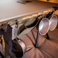 OneTigris Outdoor Foldable Camp Bed - Black -Outdoor Camping Gear CE ZDC01 CB 06