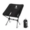 OneTigris Portable Camping Chair - Black 1 OneTigris Portable Camping Chair - Black -Outdoor Camping Gear CE ZDY02 BK 02