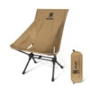 OneTigris Portable Camping Chair Large - Coyote Brown 2 OneTigris Portable Camping Chair Large - Coyote Brown -Outdoor Camping Gear CE ZDY03 CB 02