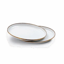 Barebones Enamel Salad Plate - Set Of 2 19 Barebones Enamel Salad Plate - Set Of 2 -Outdoor Camping Gear CKW 392 02