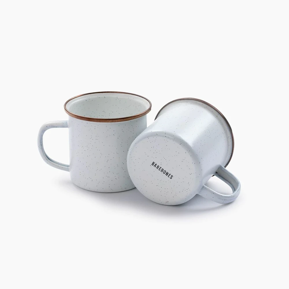 Barebones Enamel Cup - Set Of 2 4 Barebones Enamel Cup - Set Of 2 - Image 2