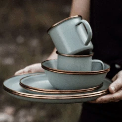 Barebones Enamel Bowl - Set Of 2 -Outdoor Camping Gear CKW 425 03