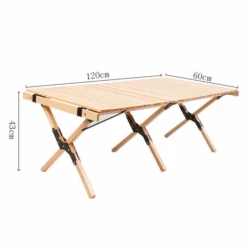 Camp Leader Large Wooden Egg Roll Table -Outdoor Camping Gear CL09 1 600x600 c14e5475 a40f 4db0 9d57 c625eaf5412d