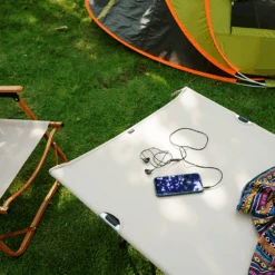 Camp Leader High Collapsible Camp Bed - Black -Outdoor Camping Gear CL45 BL 05