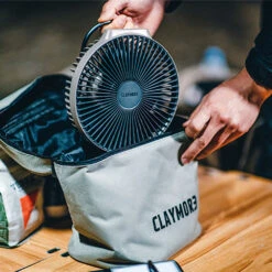 [Limited Edition] Black Claymore Fan V600+ With Pouch -Outdoor Camping Gear CLFN V610BK P 07