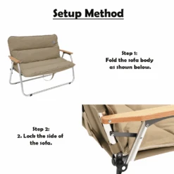 DoD Good Rack Sofa -Outdoor Camping Gear CS2 500 BK 4