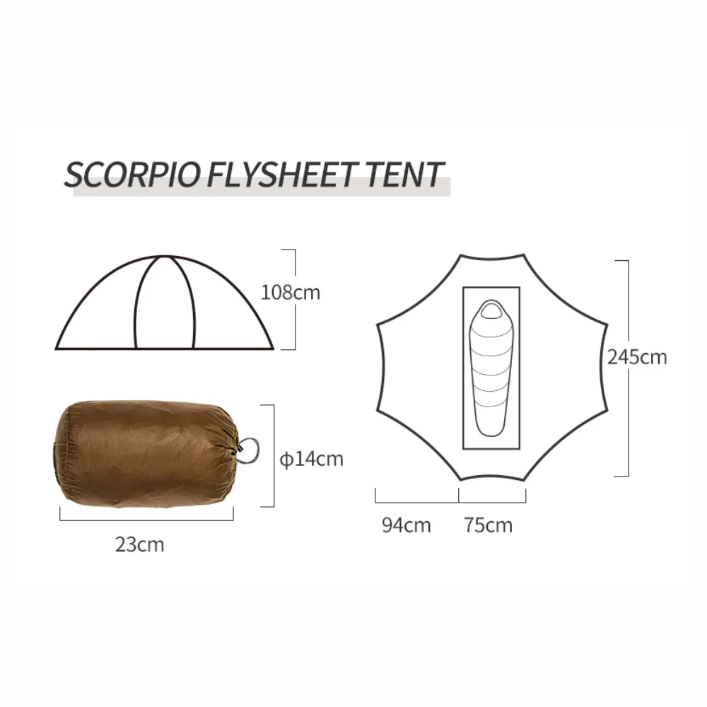 Thous Winds Scorpio Flysheet Tent 9 Thous Winds Scorpio Flysheet Tent - Image 7