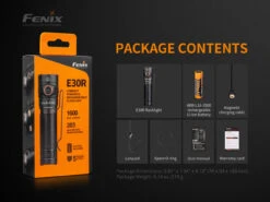 Fenix E30R Luminus SST40 LED Flashlight BLACK -Outdoor Camping Gear E30RA E 11 48851.1556287406