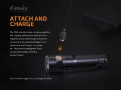 Fenix E30R Luminus SST40 LED Flashlight BLACK -Outdoor Camping Gear E30RA E 4 96438.1556287405