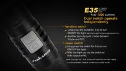 Fenix E35 XL-L2 UE LED Flashlight Black 2016 Version -Outdoor Camping Gear E35UE 6 E 34955.1452788933.1280.1280 30785.1495139308