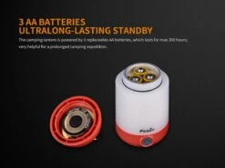 Fenix CL23 Camping Lantern Fresh Green -Outdoor Camping Gear Fenix CL23 Lantern AA Batteries