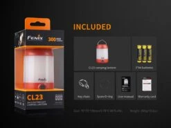 Fenix CL23 Camping Lantern Fresh Green -Outdoor Camping Gear Fenix CL23 Lantern Included