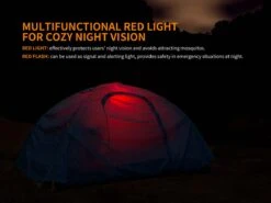 Fenix CL23 Camping Lantern Fresh Green -Outdoor Camping Gear Fenix CL23 Lantern Red Light