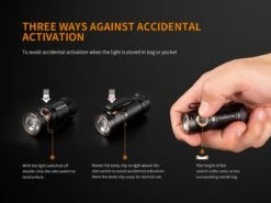 Fenix E18R XP-L Hi Led Flashlight Black 750 Lumen -Outdoor Camping Gear Fenix E18R EDC Flashlight lock out