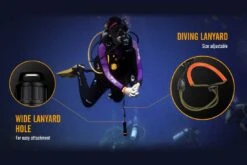 Fenix SD11 XM-L2 U2 Diving Photographic Light -Outdoor Camping Gear Fenix SD11 Diving Flashlight lanyard