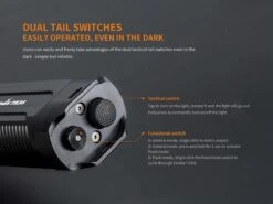Fenix TK35 UE LED Flashlight 2018 Edition -Outdoor Camping Gear Fenix TK35 2018 Flashlight switches