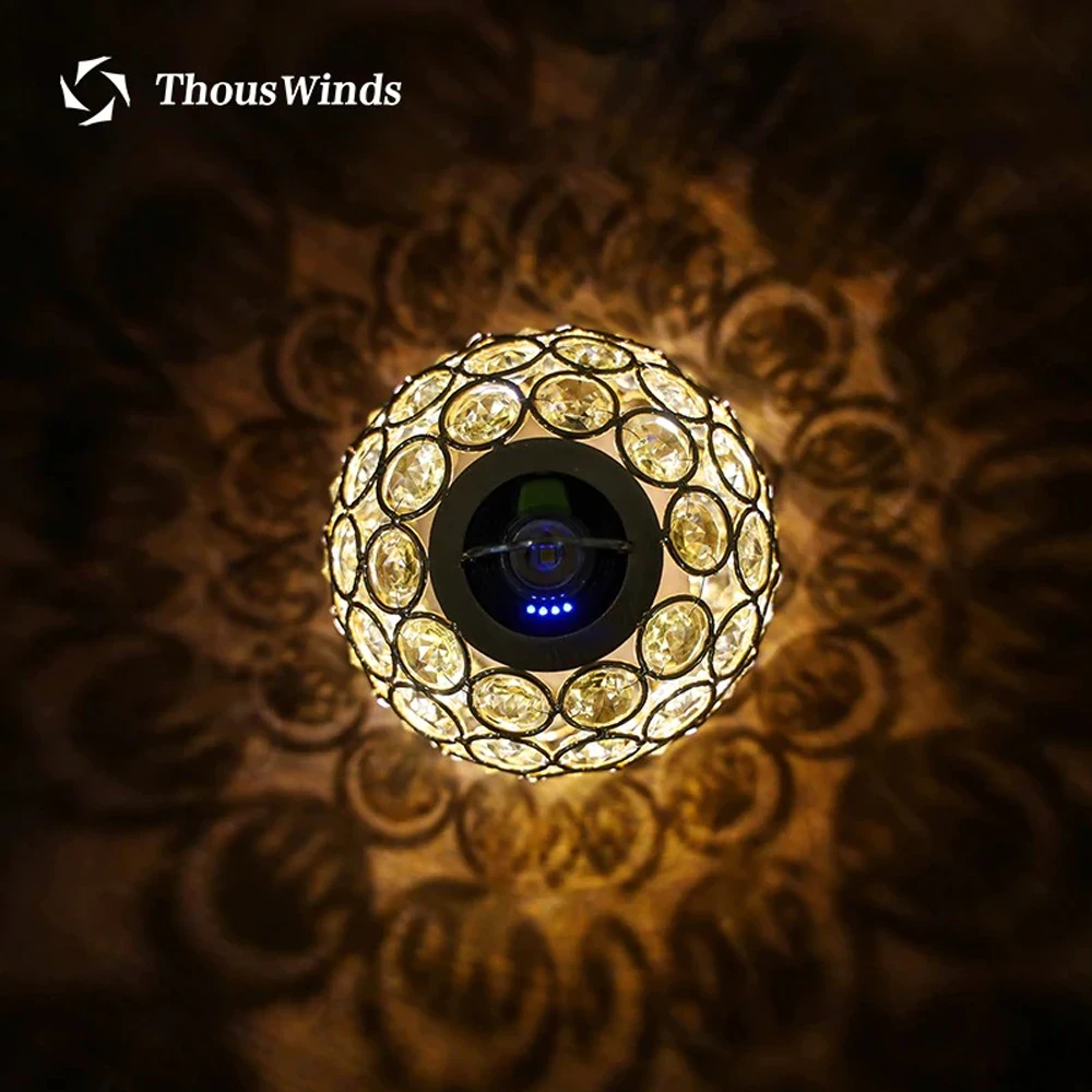 Thous Winds Goal Zero LED Light Crystal Ball Lampshade 7 Thous Winds Goal Zero LED Light Crystal Ball Lampshade - Image 5