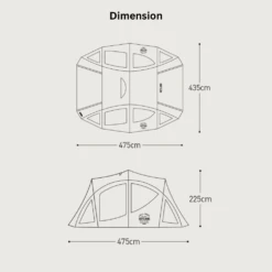 KZM Gotland Swell House Tent -Outdoor Camping Gear GotlandShellHouse eb71dd3b ebdd 4b64 9233 788117cbbf76