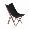 Hewolf Foldable Wooden Chair - Large -Outdoor Camping Gear HW J2058BIG BLK 02