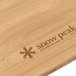 Snow Peak Bamboo IGT Table Right Open -Outdoor Camping Gear IGTTable