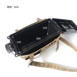 Post General Waxed Canvas Ammo Tool Box -Outdoor Camping Gear Innerdimension